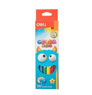Цветни моливи Deli Color Kids Jumbo 6 цв