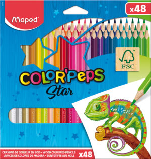 Цв моливи MAPED Color Peps 48цв