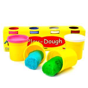 Play Dough 4 цвята х 100 гр.кутия