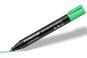 Маркер перманентен Staedtler lumocolor 352 зелен объл