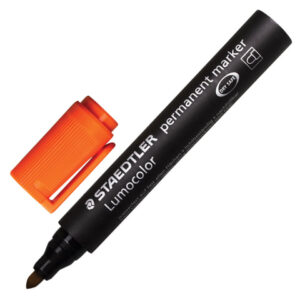 Маркер перманентен Staedtler lumocolor 352 оранжев объл