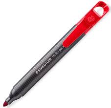 Маркер Staedtler Triplus 3552-2 червен объл връх