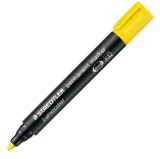 Маркер перманентен Staedtler lumocolor 352 жълт объл