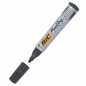 Перманентен маркер BIC MARKING™ 2000 объл връх, 1.7 мм, черен