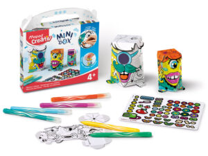 Maped Mini Box създъй и оцвети  чудовища