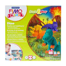 К-кт глина Staedtler Fimo Kids 4х42g Dino