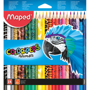 Цветни моливи Maped Color Peps Animals 24 цв