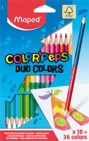 Цветни моли Maped Color Peps 18 бр - 36 цв