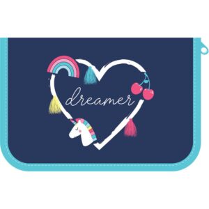 Несесер 1 цип 2 прегради 20.5х13х4см -пълен - Dreamer