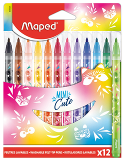 Флумастери Maped Mini Cute 12