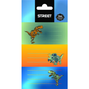 Етикети за тетрадки Street Dino