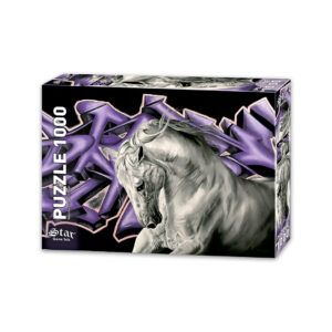 ПЪЗЕЛ Star 1000 ЕЛ  WHITE HORSE 68x48 cm