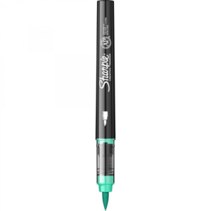 Акрилен маркер с връх четка Sharpie Brush - св син