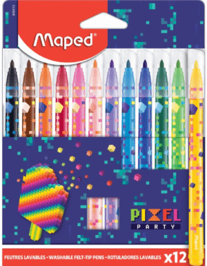 Флумастери Maped Color Peps Pixel Party 12цв