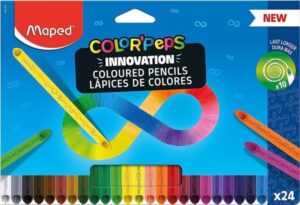 Цветни моливи самоподострящи се Maped Color Peps Infinity 24 цв