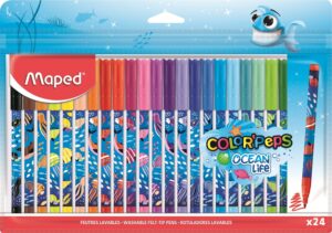 Флумастери Maped Colorpeps Ocean Life 24 цв