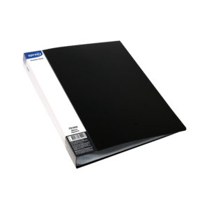 Папка с 100 джоба, A4 PP, черна, Square